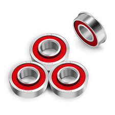 4 Pcs Flanged Ball Bearings ID 5/8" X OD 1-3/8", Applicable for Lawn