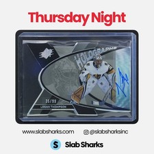2023 UPPER DECK SPX #HG-LT LOGAN THOMPSON AUTO HOLOGRAPH /99