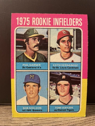 1975 Topps Baseball Rookie Infielders Keith Hernandez #623 RC EX