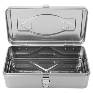 Boîte à outils en métal en acier inoxydable Portable avec poignée pour garage