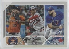 2023 Series 1 League Leaders Rainbow Foil Alek Manoah Justin Verlander #311 0nr3