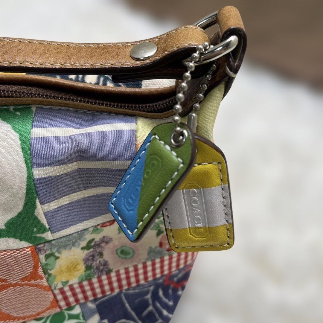 COACH patchwork mini bag vanity pouch - image 10