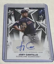 2025 Topps Baseball Stars Joey Cantillo Rookie Auto