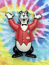 Vintage Hamm's Beer Bear Plastic Figure Vacuum Form Sign Display Cool Rare