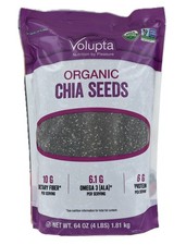 Volupta Organic Chia Seeds, 64 Ounce