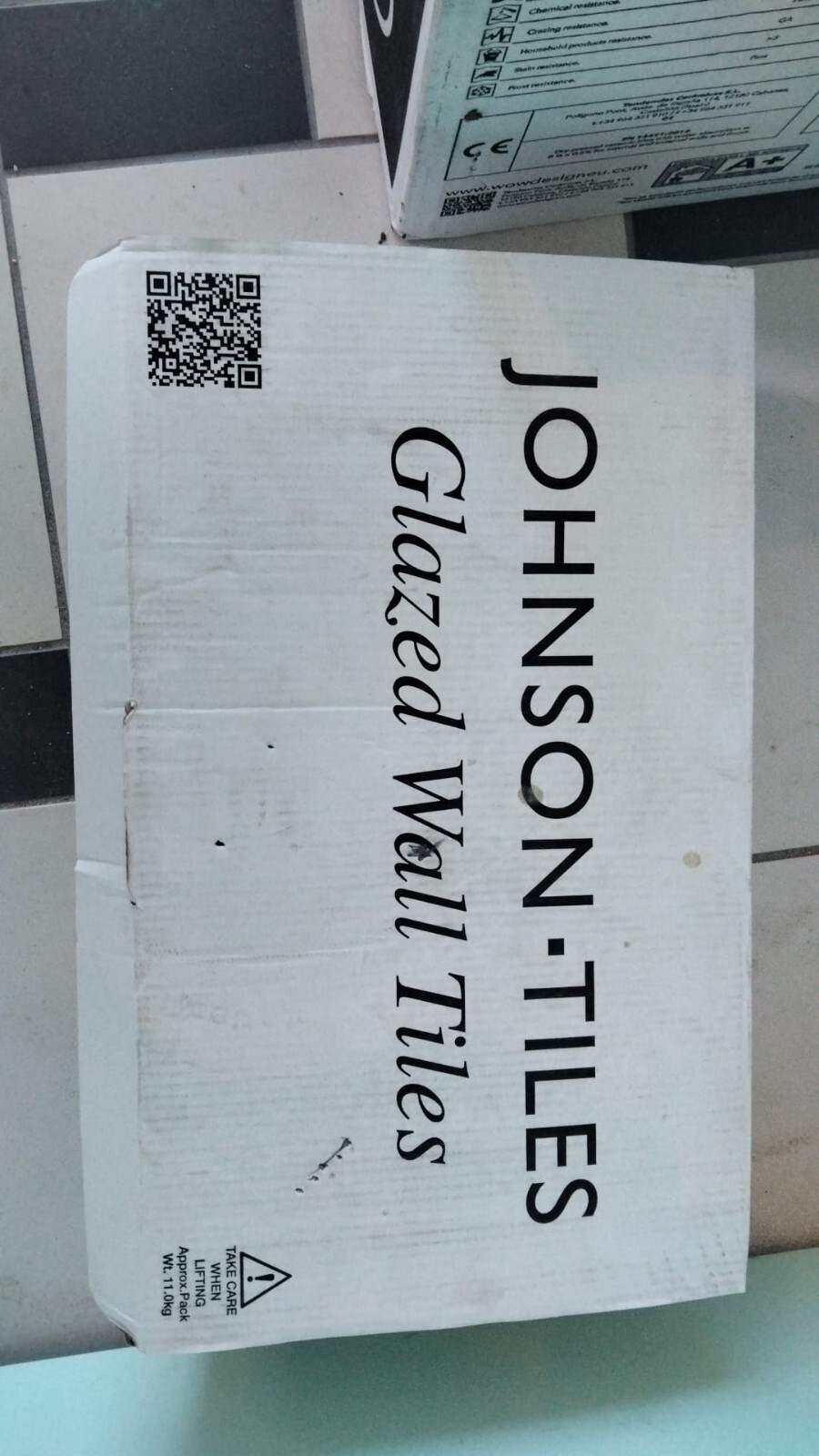 Johnson prismatic gloss White Wall Tiles 100 x 100 PRG1 10 boxes