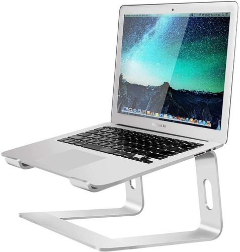 Laptop Stand Aluminum Computer Riser Ergonomic Laptops Elevator for Desk Metal H - Picture 2 of 42