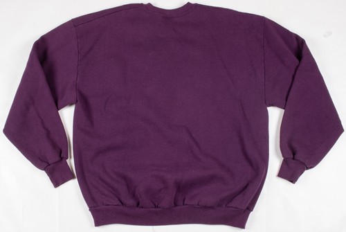 Vintage 1980s/1990s Jerzees Purple Grape Blank Sweatshirt Sweater Men's Size XL - Picture 4 of 6