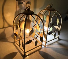 Pair of French Toleware Cage