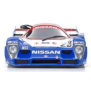 美品箱付き 京商 KYOSHO 1/12 日産 R91CP #23 1/12 Scale Nissan R91CP 23 Blue White Red KSR08666A Resin