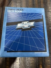 1986 Chevrolet Dealer Light Duty Truck Facts Data Book Pickup El Camino S10 Van