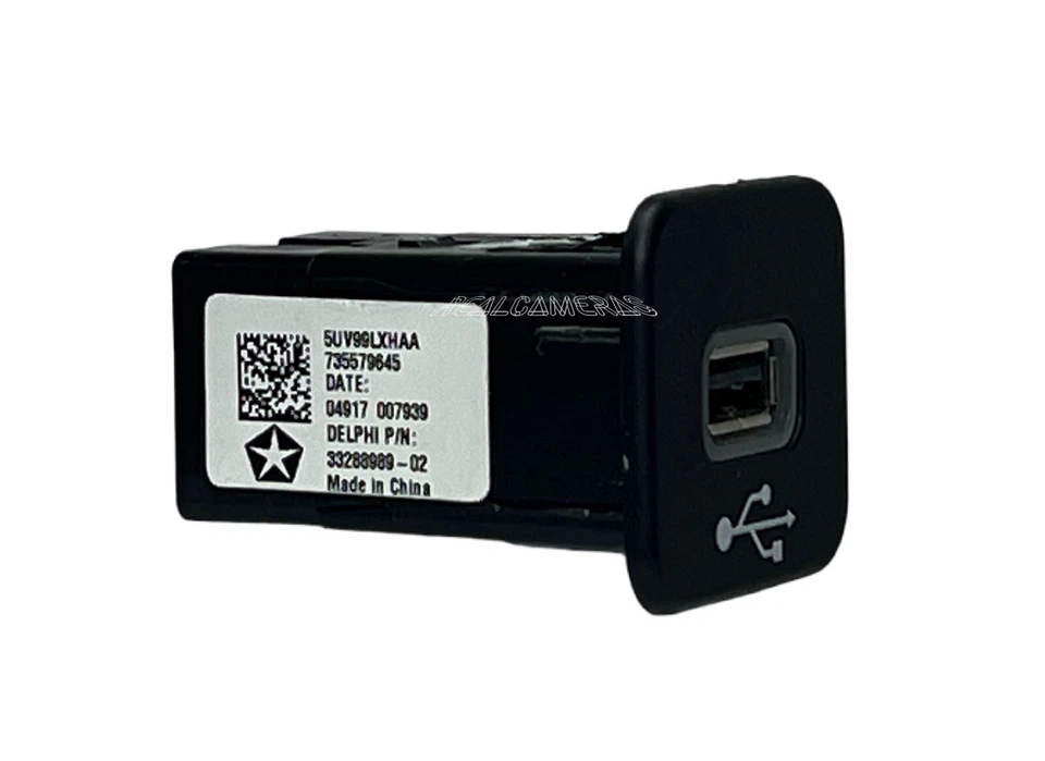 Jeep Renegade Compass 2015-2023 puerto de carga USB Mopar 5UV99LXHAA Foto 2 de 4