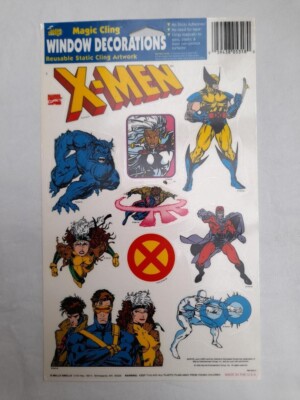 THE UNCANNY X-MEN WINDOW STICKER von 1994 - Top Zustand, wie neu, siehe Bilder!