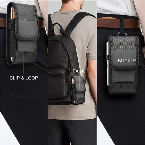 Cell Phone Holster Pouch Case Vertical/Horizontal, With Belt Clip XL & XXL - Picture 10 of 12