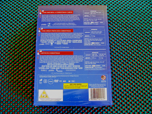 DVD Box Set: Christmas Combi - 3 DVDs : Smurfs, Swan Princess & Arthur : Sealed - Picture 3 of 4