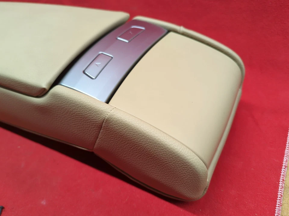 BMW 535i 550i xDrive 2010 2011 2012 2013 consola central trasera reposabrazos cuero Foto 4 de 4