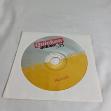 Apple Quicken Deluxe 98 Macintosh Mac Edition Software Installation CD-ROM