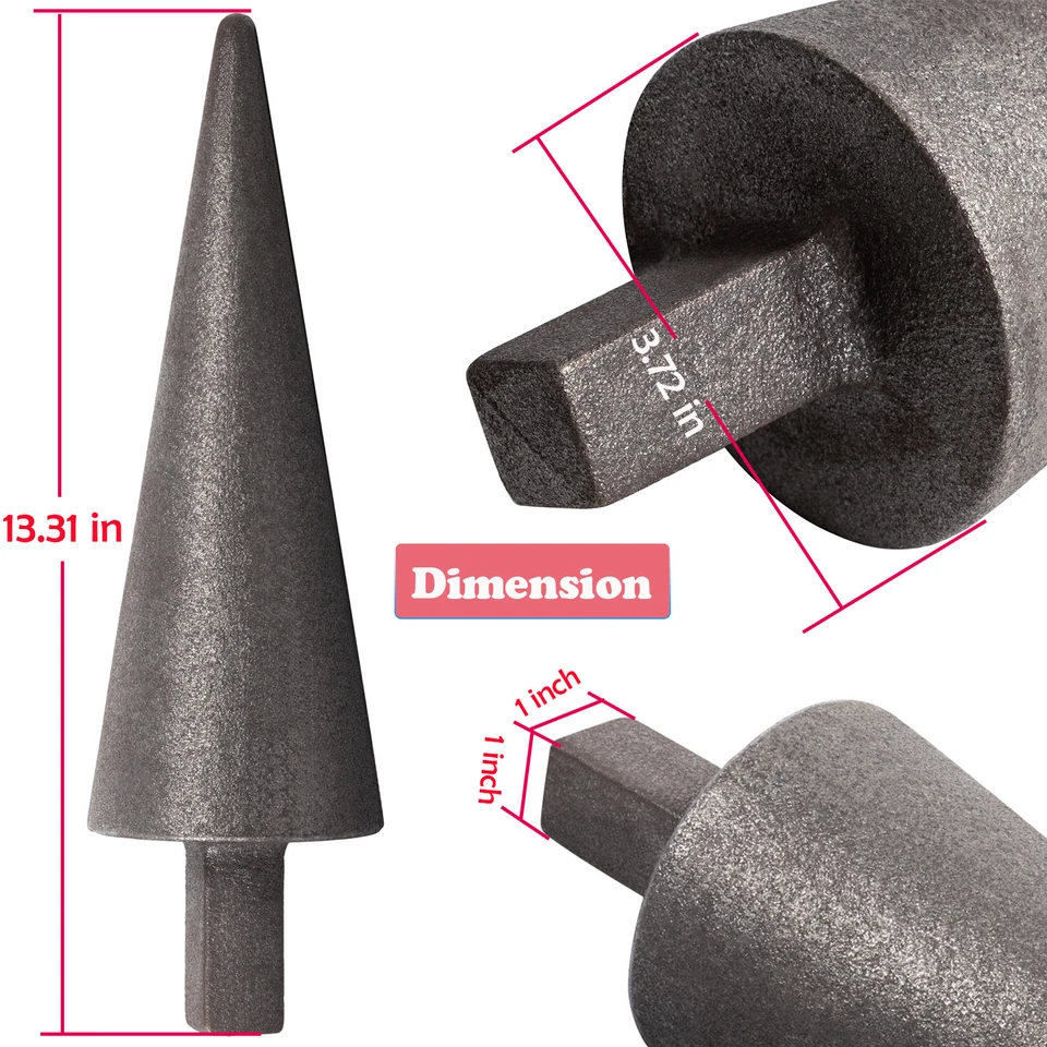 Blacksmith Anvil Mandrel Metal Forming Cone 1" Hardy Tool  - Image 2 of 4
