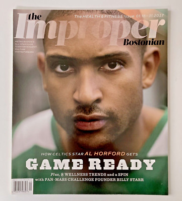 Improper Bostonian Magazine January 2017 Issue Featuring Celtics NBA Al Horford