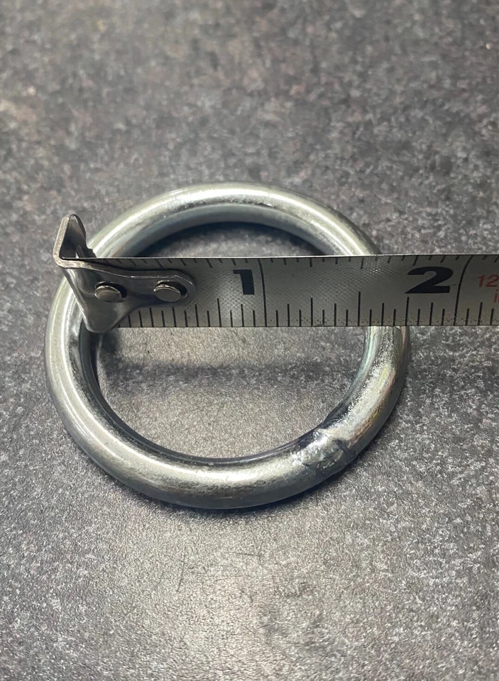 Lote 10 juntas tóricas metálicas soldadas niquelado ACERO - 2" OD y 1,5" id Foto 3 de 3