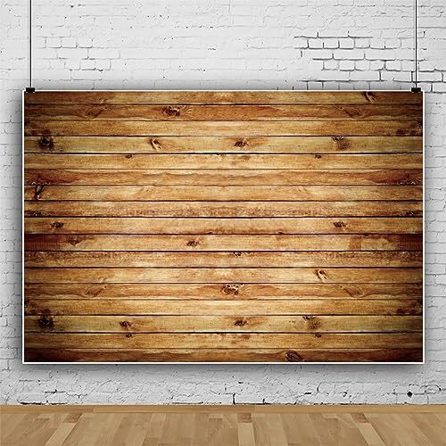 Wood Backdrop Rustic Wooden Wall Brown Vintage Large Photo Background 10x8ft - Picture 3 of 8