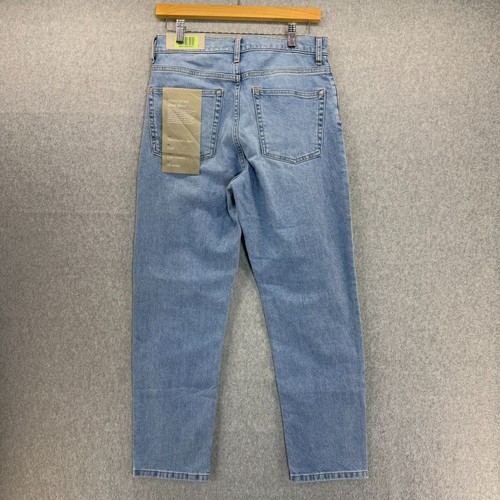 Jeans donna Everlane The Cheeky taglia 28 denim blu cielo alla caviglia vita alta nuovo con etichette - Foto 5 di 12