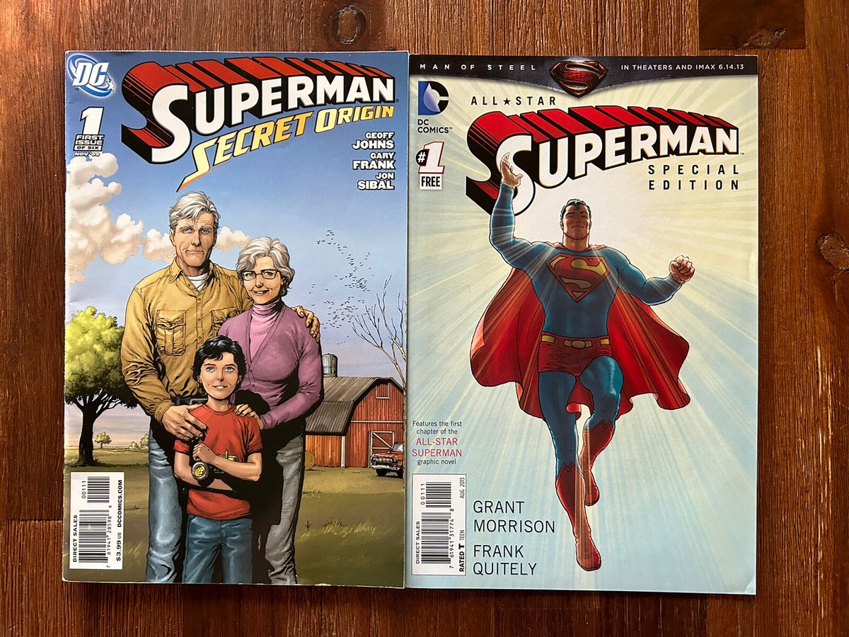 Superman: Secret Origin #1 (2009) + All-Star Superman (2013) DC 
