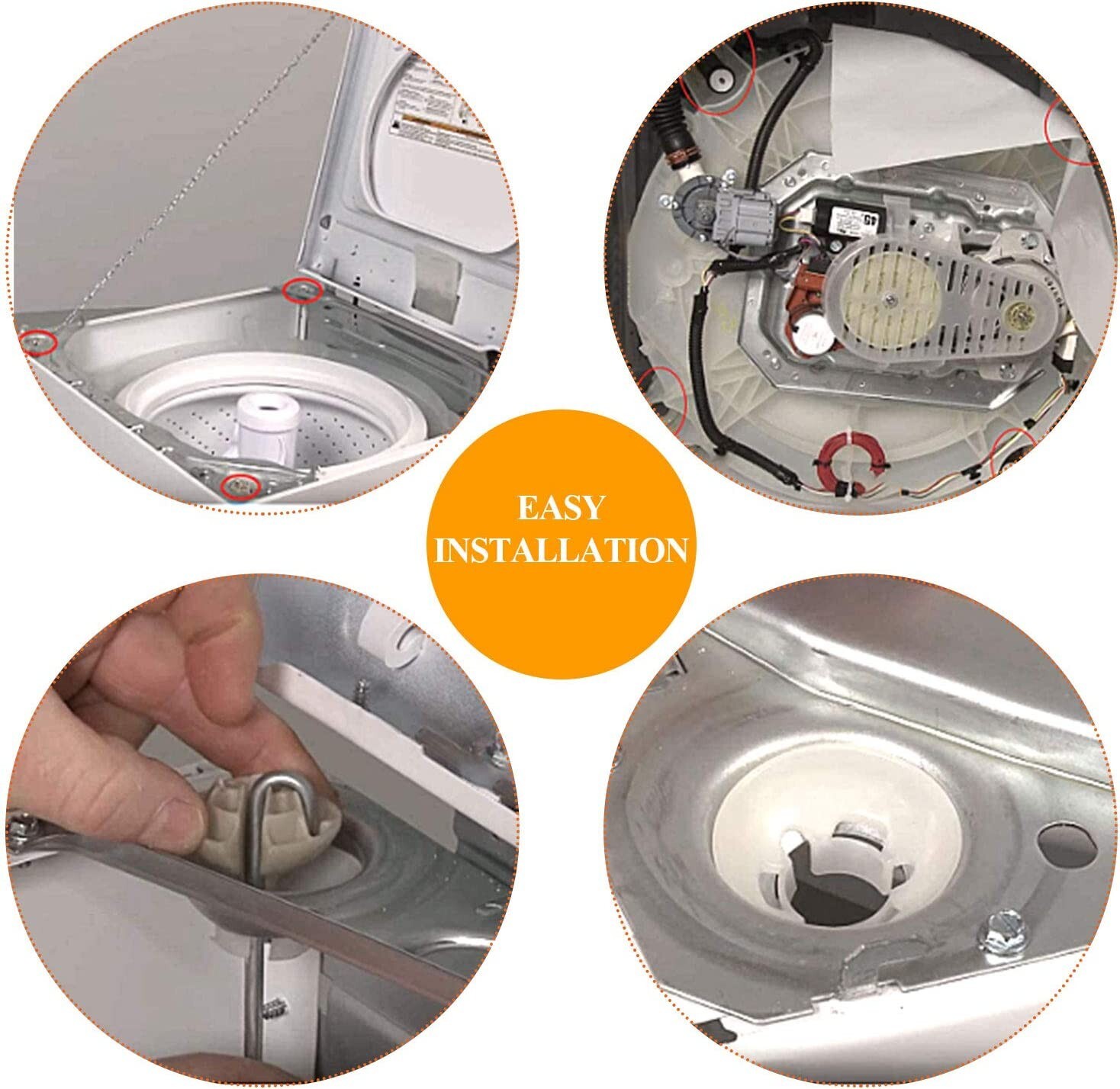 W10780048 Washer Suspension Rod Kit For Whirlpool Kenmore Washing