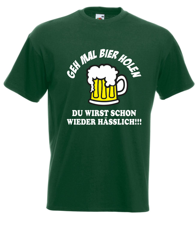 Herren T-Shirt Geh mal Bier holen I Lustig I Fun I Sprüche I bis 5XL - Picture 9 of 11