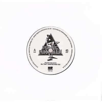 Private Funk-Shun / ALL THAT I WANTED WAS YOU / FANTASY (7 INCH) / Freestyle Re