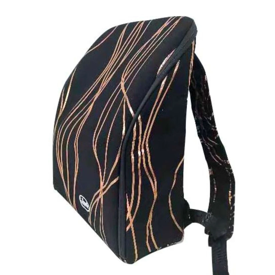 PASSEGGINO LEONIE CON ZAINO COLORE  CROMO ARGENTO - Immagine 2 di 2