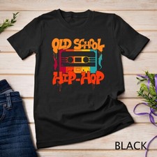 Retro Old School Hip Hop 80s 90s Graffiti Cassette Gift T-Shirt Unisex T-shirt
