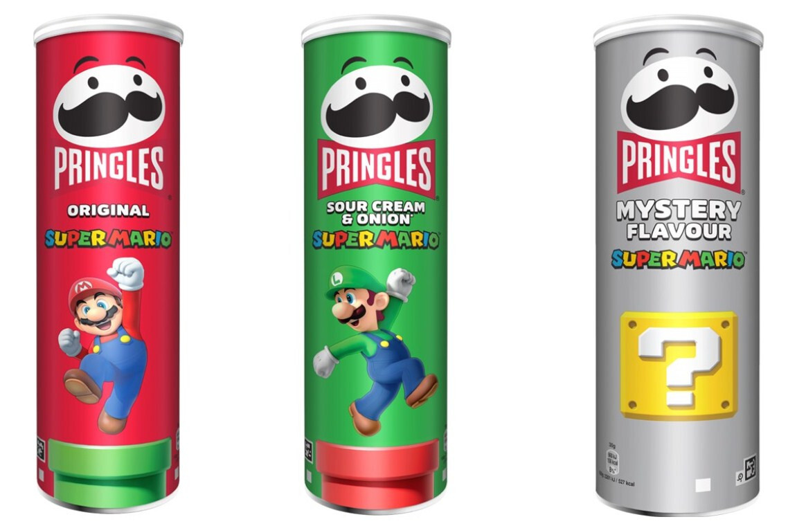 【アメリカ】プリングルズ スーパーマリオブラザーズコラボ缶 5種セット アメリカ】プリングルス スーパーマリオブラザーズコラボ缶 5種セット