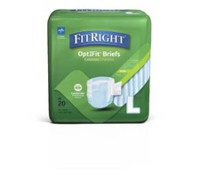 FitRight Extra Briefs, Large, Case