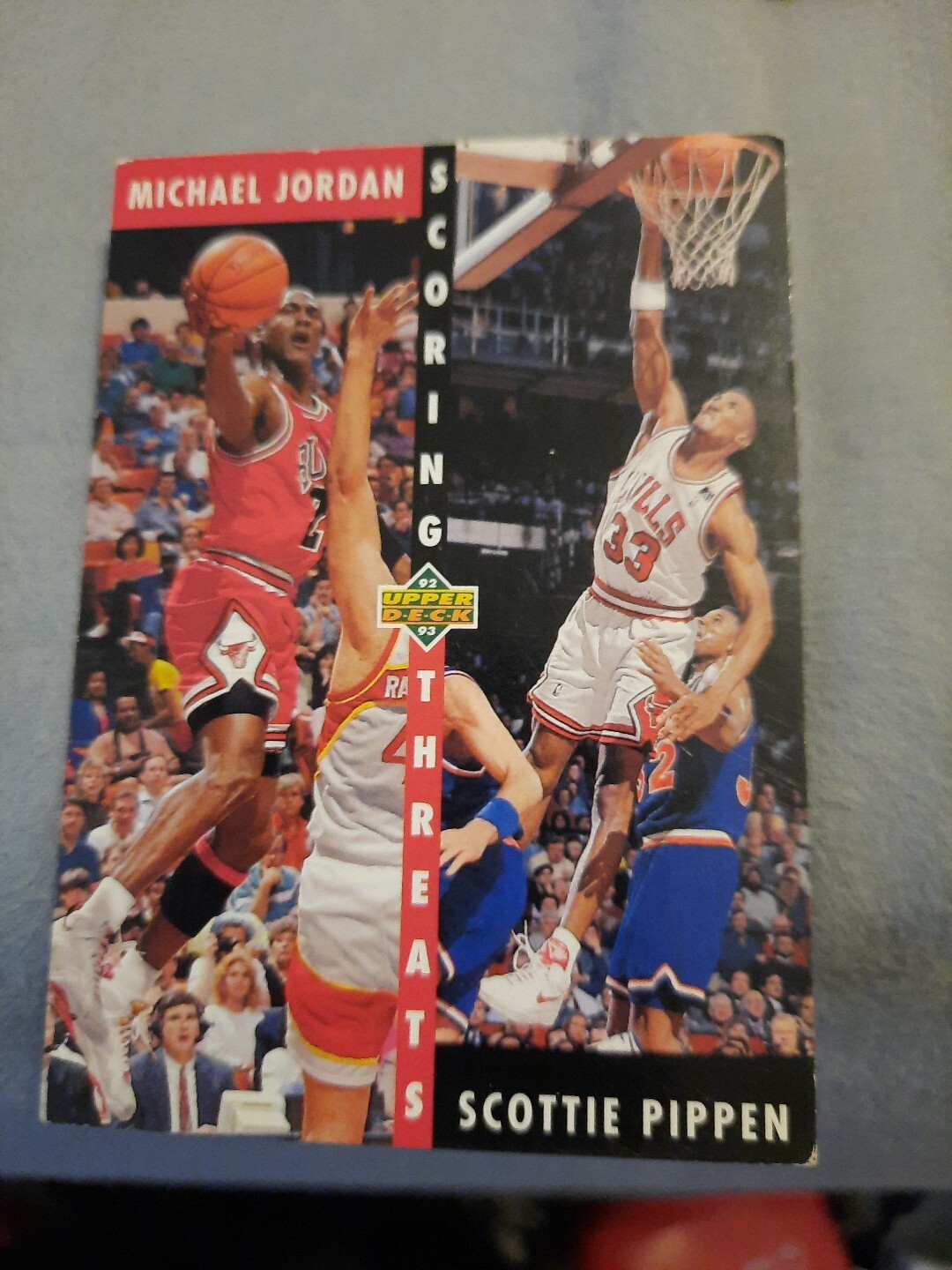 1992-93 Upper Deck - #62 Scottie Pippen, Michael Jordan