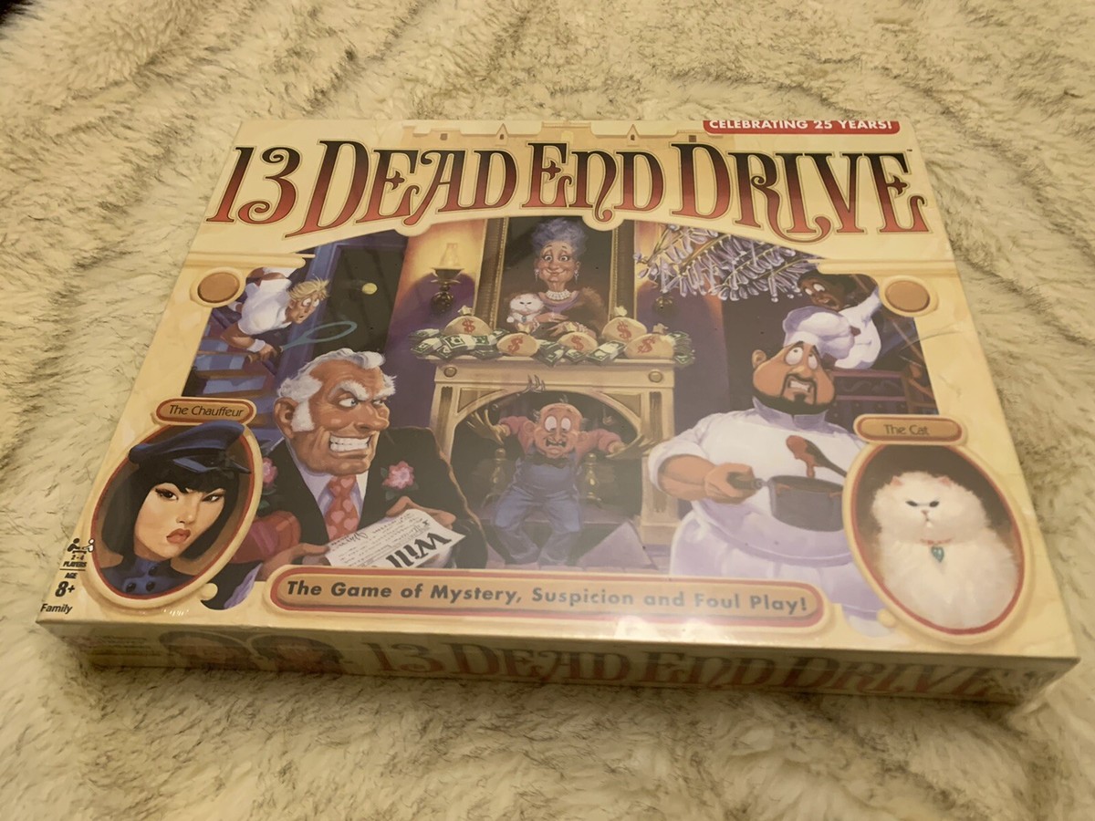 NEW 13 Dead End Drive Board Game 25th anniversary edition by
