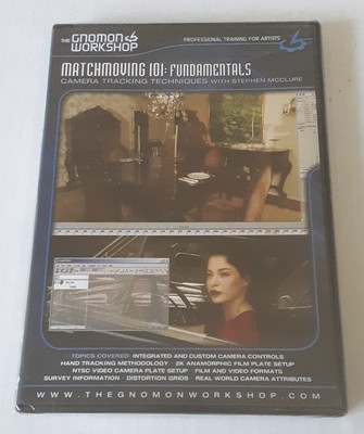 GNOMON WORKSHOP - MATCHMOVING 101: FUNDAMENTALS NEW DVD ROM!!