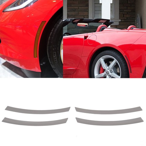Reflector Blackout Kit Vinyl Overlay Decor Fit For Corvette C7 2014-2019 4PCS - Picture 3 of 12