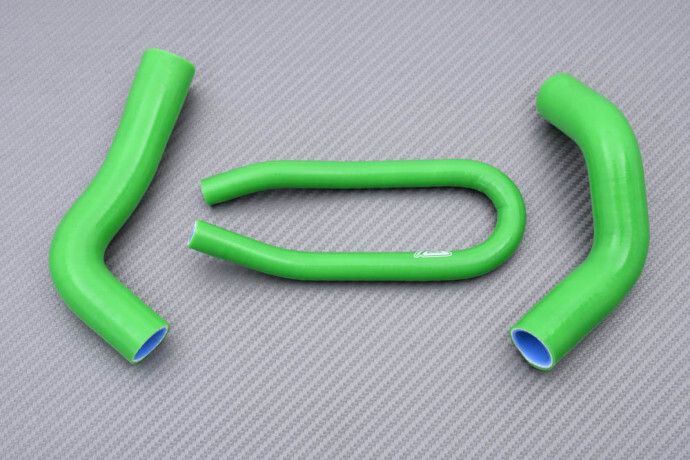 Kit tuyaux radiateur eau vert pour KAWASAKI ER-6N en silicone silicone renforcé