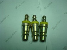 FOSTER 51-4, 4 SERIES 3/8" QUICK DISCONNECT PLUGS PUSH-ON HOSE STEM LOT OF 3 NNB