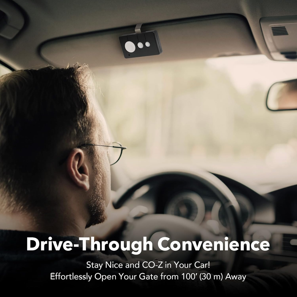 COZ 1 Backup Remote Control & 1 Wireless ClipOn Remote for Automatic