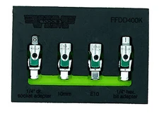 VIM Tools FFDD400K 4 Piece Firm Flex Dual Drive 1/4" x 11mm UJ Kit