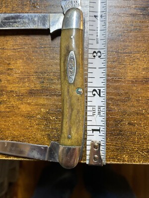 Vintage 1965-69 CASE XX U.S.A. Stockman Stag Pocket Knife No.5347