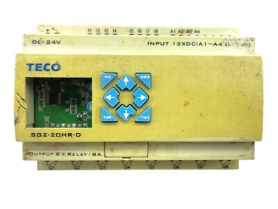 TECO SG2-20HR-D PLC Programmable   Controller Module #F6
