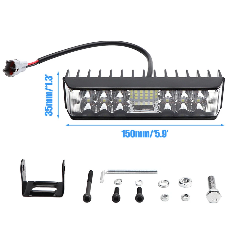 For SurRon LightBee Segway Headlight Plug N Play Light Bar Kit OffRoad E-Bike - Image 2 of 4