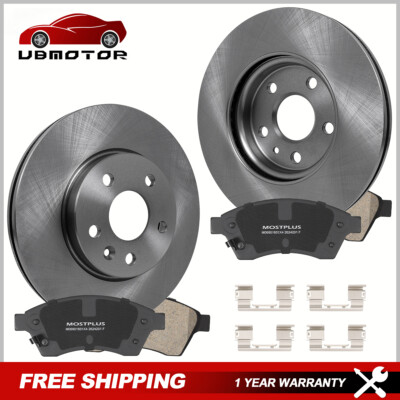 Front Disc Rotors Ceramic Brake Pads For 2011-2015 Chevrolet Cruze Limited Sonic