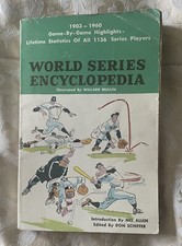 1903-1960 World Series Encyclopedia Baseball Good Condition Paperback