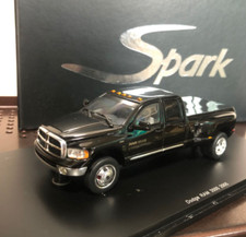 550 Spark 1/43 DODGE RAM 3500 2005 Double Tire Pickup Truck Miniature Car Model