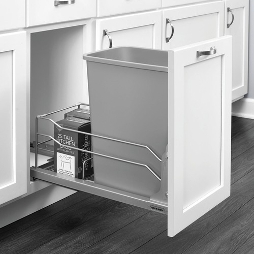 Rev-A-Shelf Pullout Kitchen Trash Can 35 qt. with Soft-close, 53WC-1535SCDM-117 - Picture 7 of 10