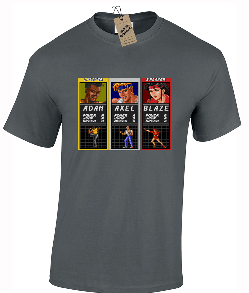 Adam Axle Blaze Mens T Shirt Classic Gaming Streets Of Rage Retro Gamer Gift